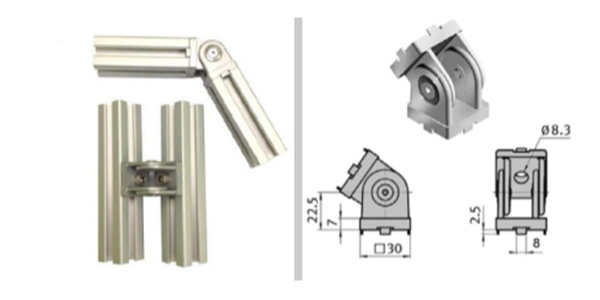 活動(dòng)鉸鏈安裝圖