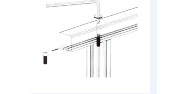 內六角螺栓T型連接圖