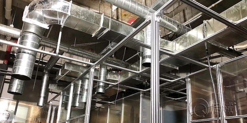 餐廳鋁型材隔斷