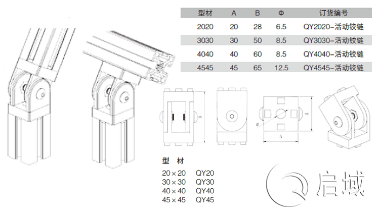 活動(dòng)鉸鏈安裝圖紙